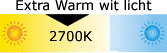 Deze LEDlamp geeft warmwit licht